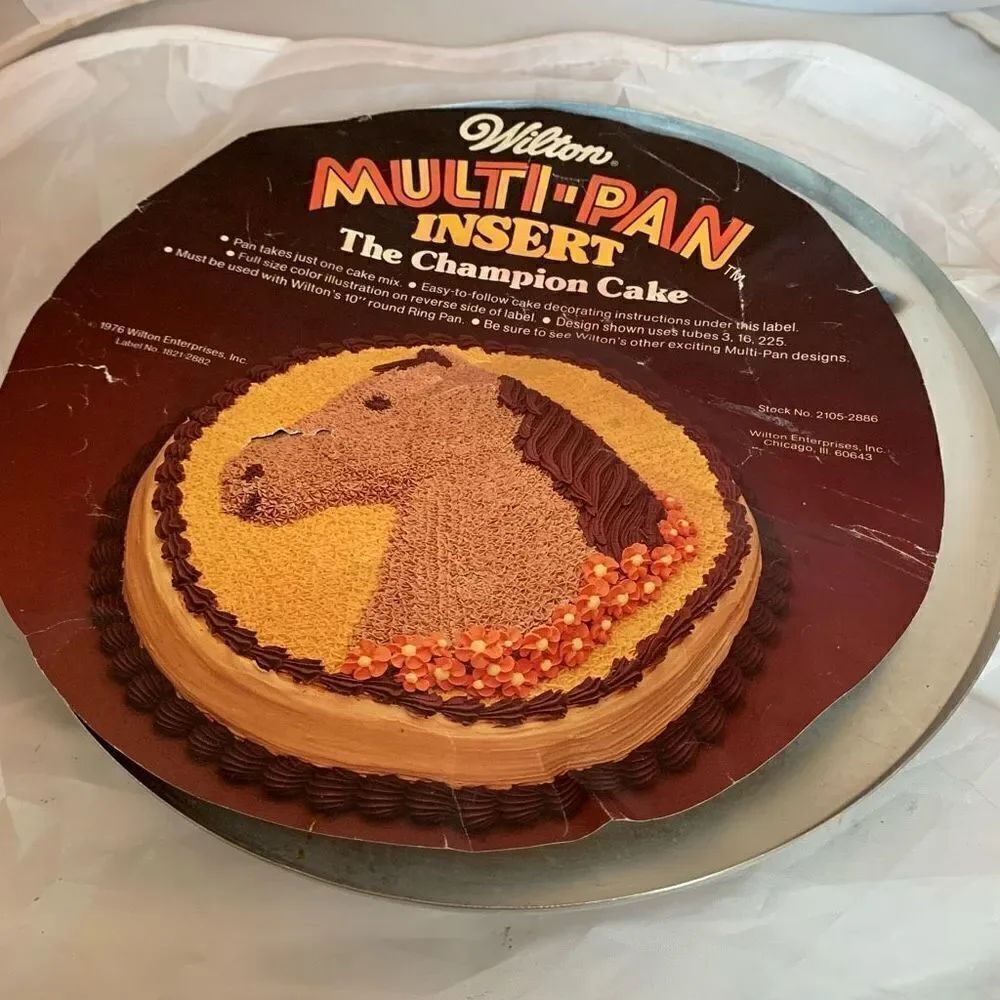 Vintage Wilton Multi-Pan Insert The Champion Cake